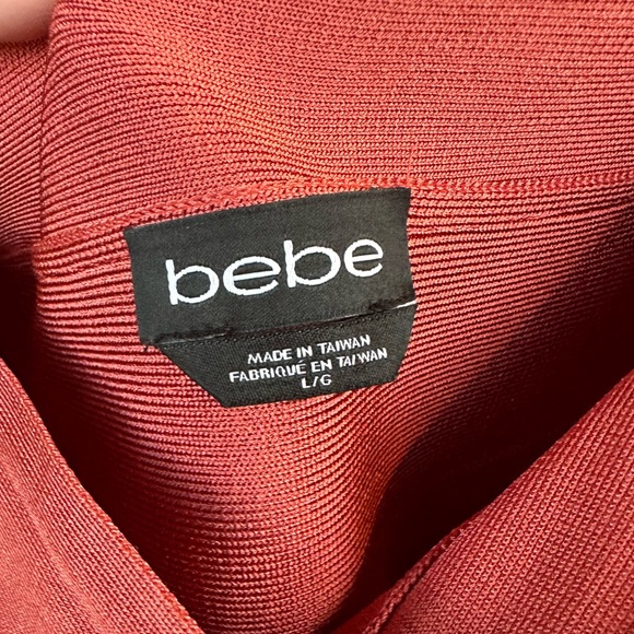 Bebe Pink Mini Skirt with Side Zippers | Size L - Picture 2 of 5